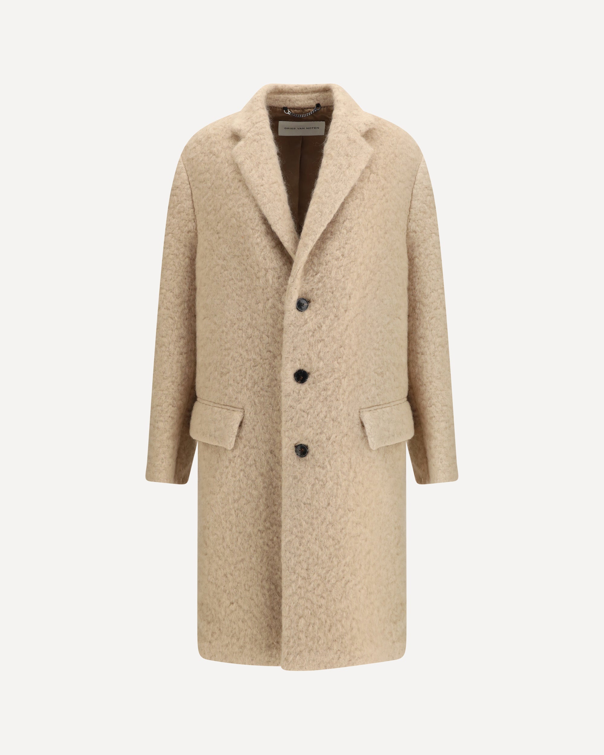 DRIES VAN NOTEN ピーコート サイズ48 ベージュ DRIES VAN NOTEN Rustic Coat BEIGE | Base Blu