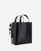 Calfskin Museo Handbag by Marni - BLACK | Base Blu