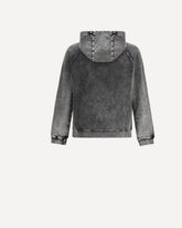 Felpa con cappuccio e zip  - GRIGIO | Base Blu