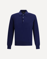 Polo a maniche lunghe  - BLU | Base Blu