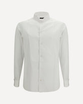 Cotton Shirt with regular fit - WHITE | Base Blu