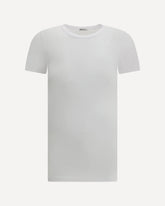 Cotton T-shirt - WHITE | Base Blu
