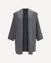 Wool Hooded Coat - GREY | Base Blu