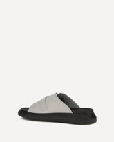 Buckle slide Sandals - GREY | Base Blu