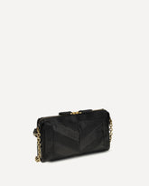 Panthea Small Shoulder Bag - BLACK | Base Blu