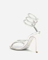 Rhinestone Sandals - SILVER | Base Blu