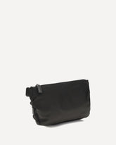 Re-Nylon and Saffiano Shoulder Bag - BLACK | Base Blu