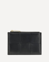 Portacarte in pelle d’agnello - NERO | Base Blu