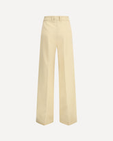 Pantalone palazzo in lana vergine - GIALLO | Base Blu