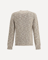 Maglione girocollo in lana rasata - MULTICOLORE | Base Blu