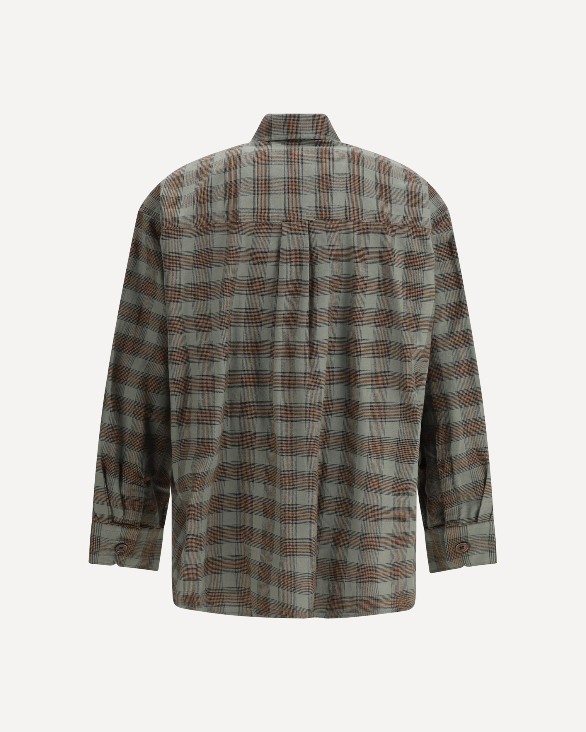 our legacy borrowed shirt 52 チェックシャツ23ss OUR LEGACY Flannel Check Borrowed Shirt MULTICOLOUR | Base Blu