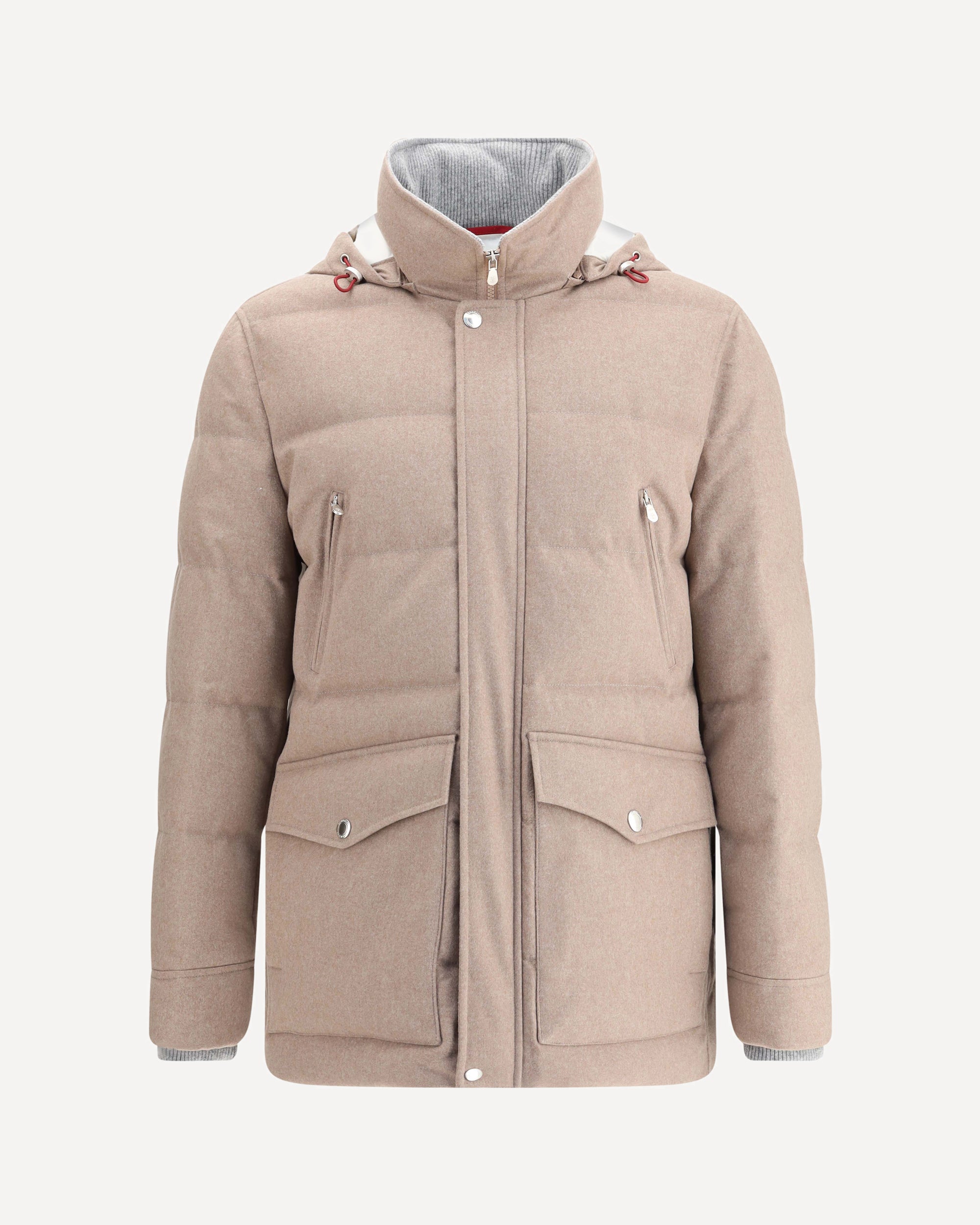 BRUNELLO CUCINELLI Cashmere Down Jacket BEIGE | Base Blu