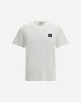 Logo-patch T-shirt - WHITE | Base Blu