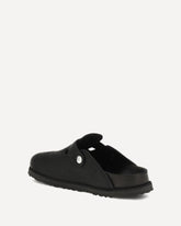 Mules Boston in crine di cavallo con pianta stretta - NERO | Base Blu