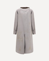Reversible single-breasted coat with gocce details - MULTICOLOUR | Base Blu