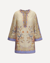 Indra floral tunic Dress - MULTICOLOUR | Base Blu