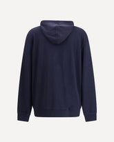 Felpa con Cappuccio in cashmere - BLU | Base Blu