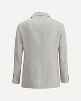 Single-breasted check Blazer - CREAM | Base Blu