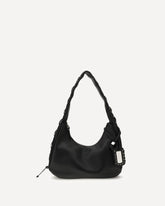 Medium Laces Hobo Bag - BLACK | Base Blu