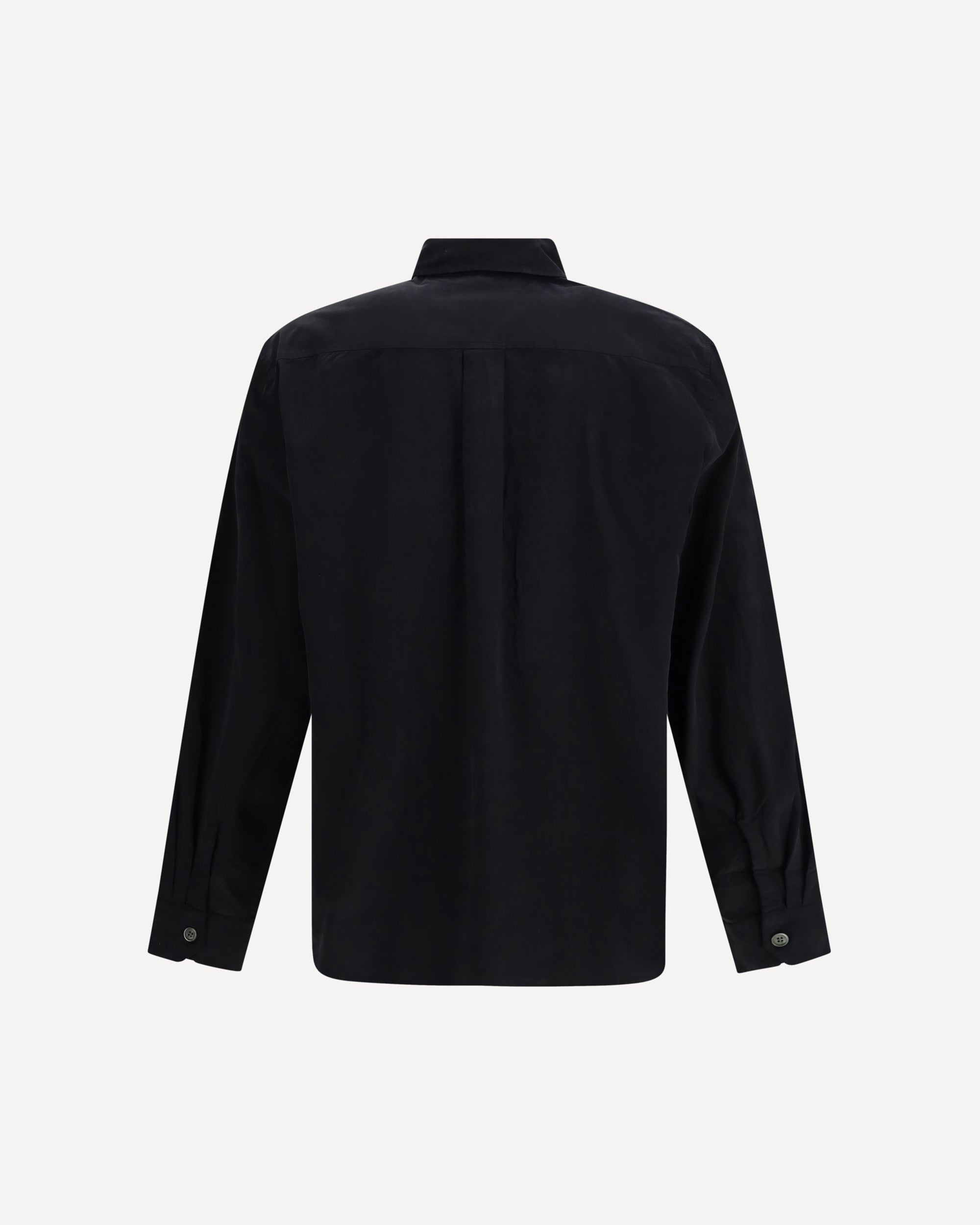 トップス OUR LEGACY BEYOND BD SHIRT 44 BLACK Our Legacy - Beyond Shirt Black Liquid Poplin