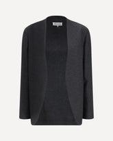Minimal virgin wool Jacket - GREY | Base Blu
