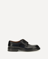 Calfskin Derby Loafers - BLACK | Base Blu