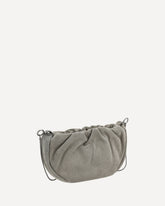 Suede Shoulder Bag - GREY | Base Blu