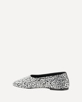 Glove Embellished Ballerinas - SILVER | Base Blu