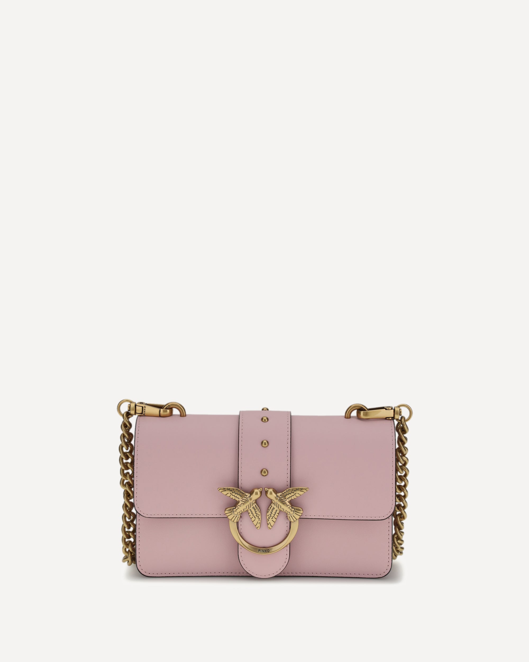 PINKO Love One small Shoulder Bag PINK | Base Blu