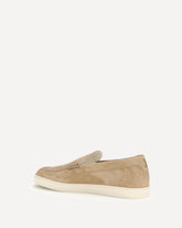 Mocassini in pelle scamosciata - BEIGE | Base Blu