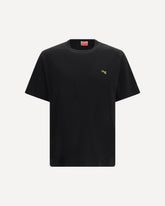 T-shirt in cotone con ricamo Kenzo Jumping Tiger - NERO | Base Blu