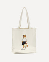 Dressed Fox Tote Bag - CREAM | Base Blu