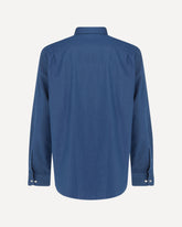 Cotton denim Shirt - BLUE | Base Blu
