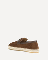 Suede Espadrilles - BROWN | Base Blu