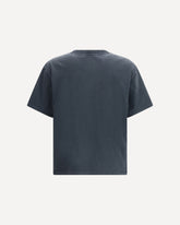 cotton jersey T-shirt with chest pocket - BLACK | Base Blu
