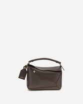 Borsa a Mano Featherlight Puzzle piccola - MARRONE | Base Blu