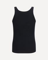 Marcello ribbed cotton Tank Top - BLACK | Base Blu