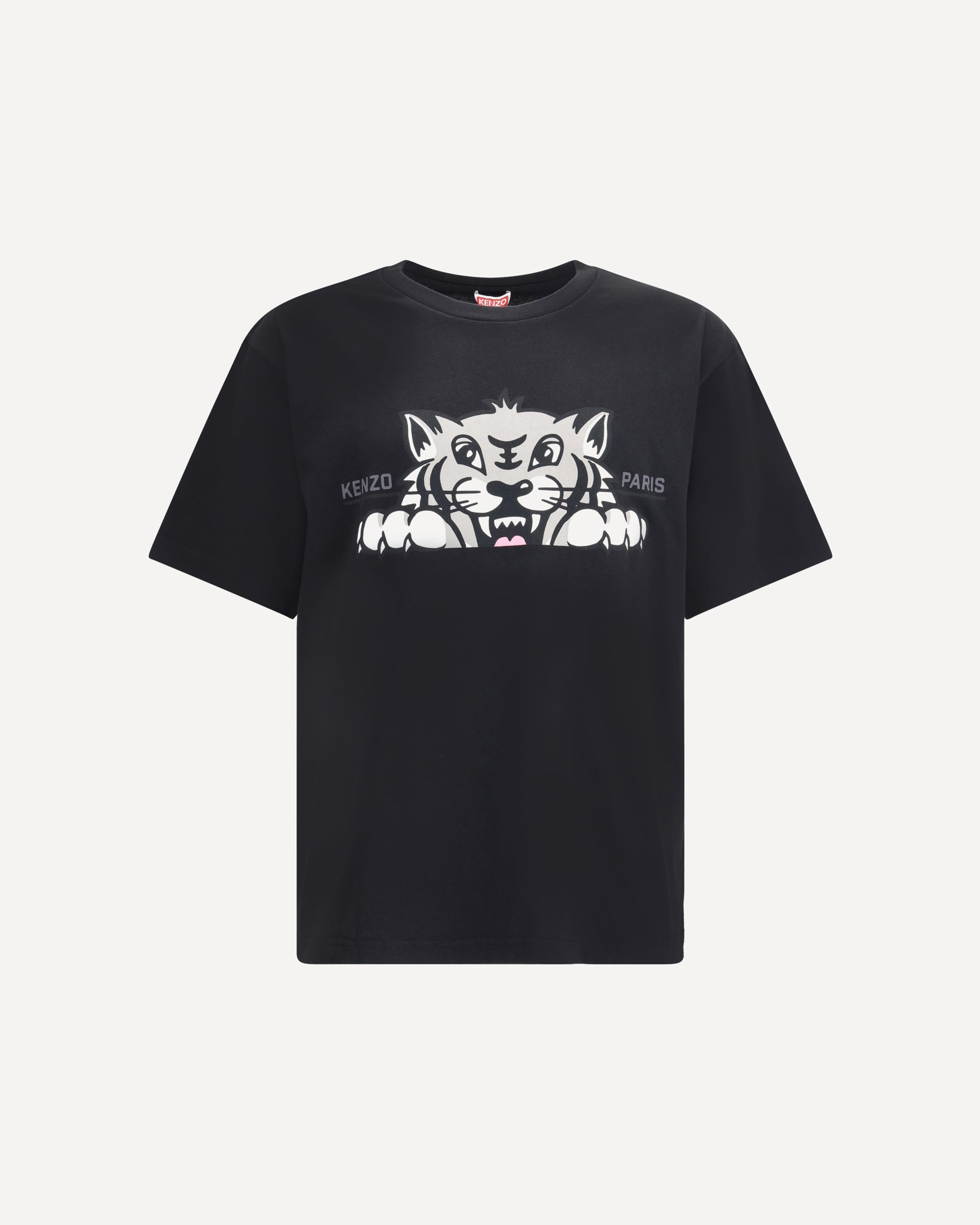 KENZO Happy Tiger T-Shirt BLACK Base Blu