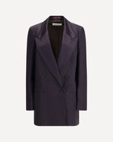 Double-Breasted Blink Blazer - PURPLE | Base Blu