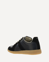 Leather Sneakers - BLACK | Base Blu