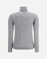 Cashmere turtleneck Sweater - GREY | Base Blu