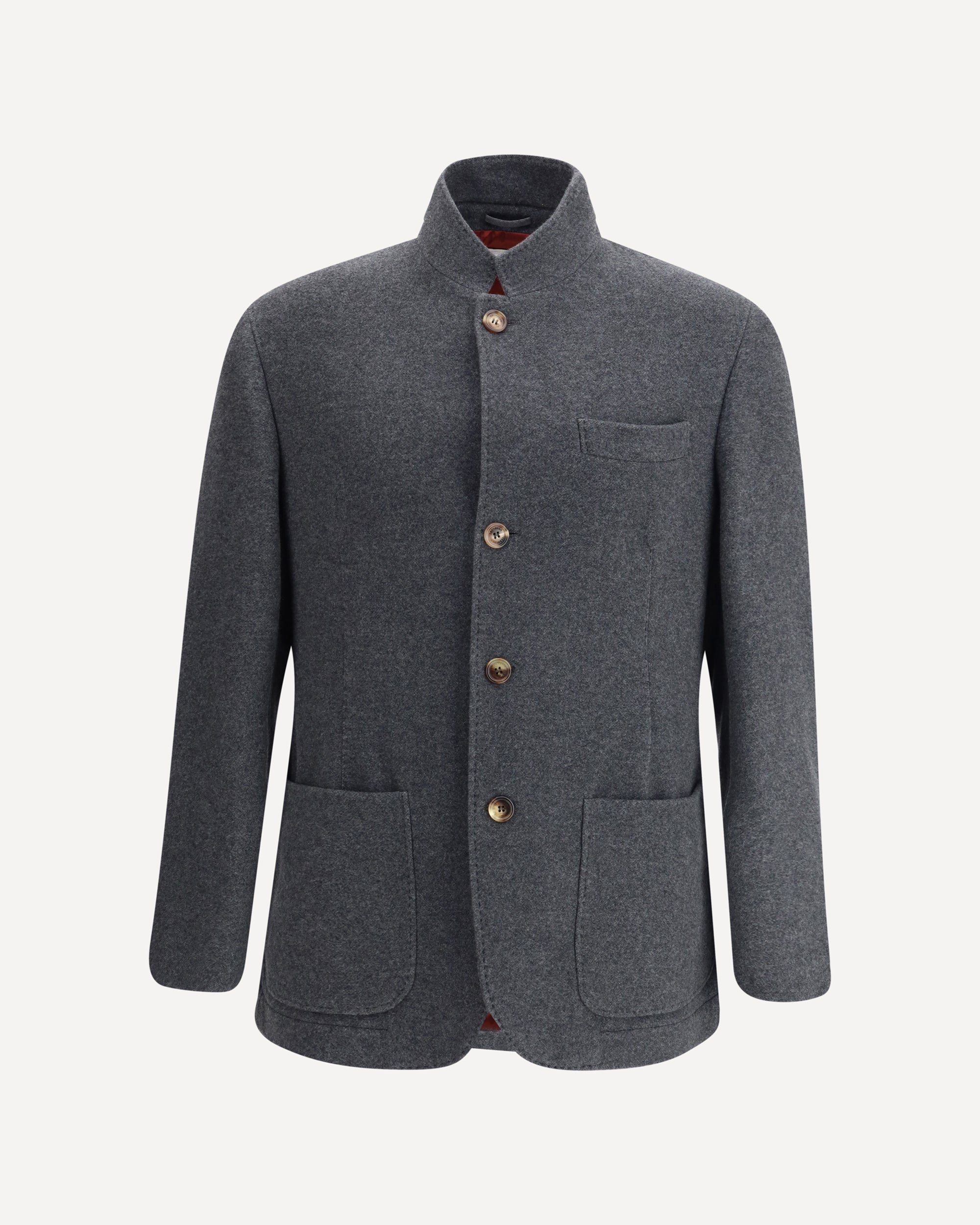 新品BRUNELLO CUCINELLI CASHMERE JERSEY JKT BRUNELLO CUCINELLI Cashmere Jackets GREY | Base Blu