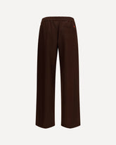 Wool drawstring Pants - BROWN | Base Blu