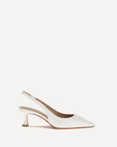 Taylor Slingback Pumps - WHITE | Base Blu