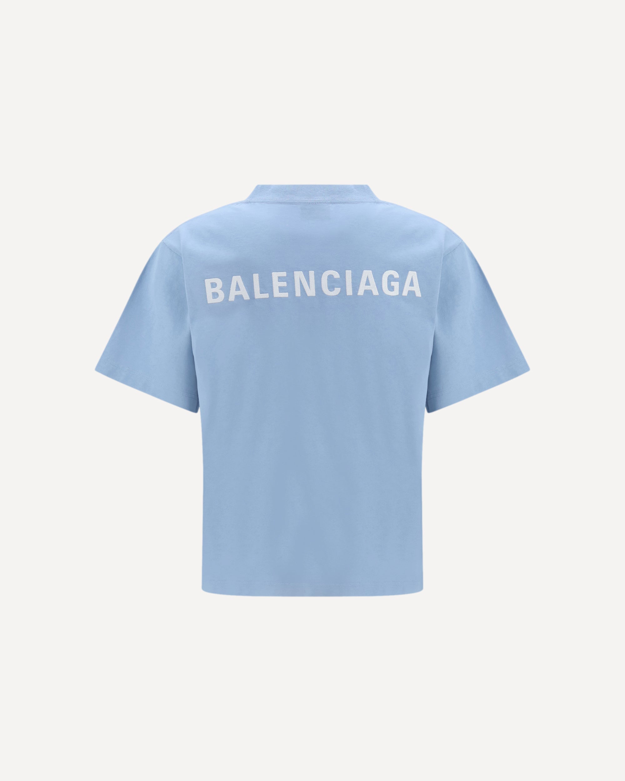 BALENCIAGA Back T-shirt LIGHT BLUE | Base Blu