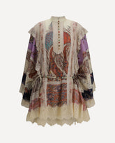Abito corto Rhiannon - MULTICOLORE | Base Blu