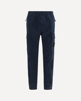 Pantaloni Cargo con polsini elasticizzati - BLU | Base Blu