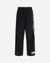 Pinstriped Sweatpants - BLACK | Base Blu