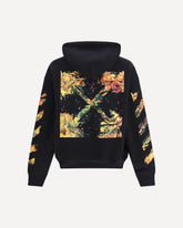 Spray Arrow Hoodie - BLACK | Base Blu
