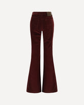 Victoria Flare Jeans - BORDEAUX | Base Blu